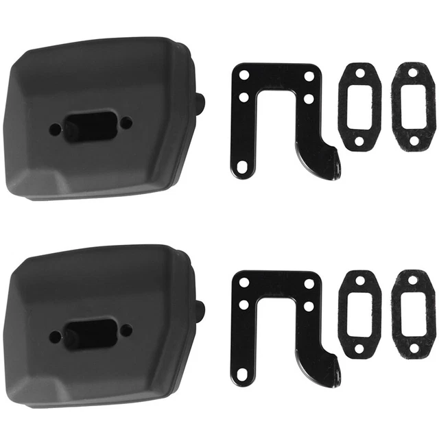 2x Marmitta Scarico Sega con Piastra Guarnizione Supporto per 61 66 162 266 268S1C8