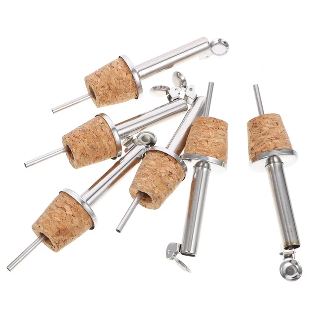 6 un. vertidos de vino útiles para botellas de vino tapones de vino picos de vino