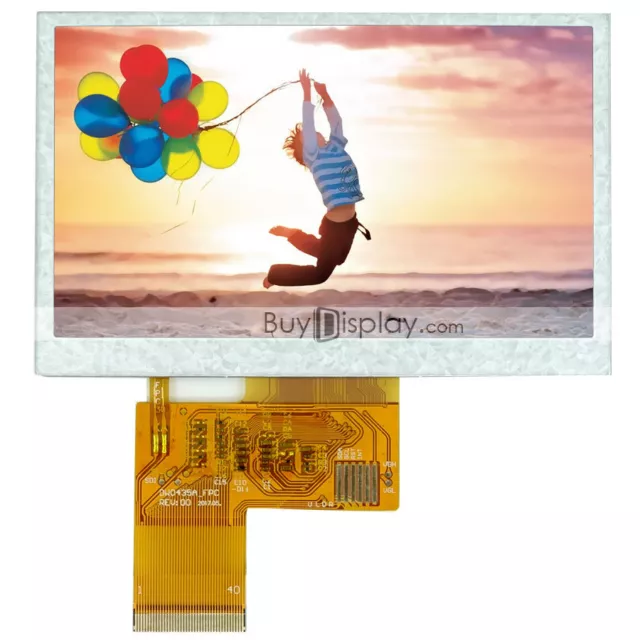 4.3" 4.3 inch 480x272 TFT LCD Display w/Optional Touch Screen Panel for MP4,Car