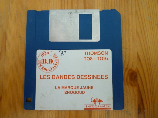 PROHIBITION Jeu Thomson TO8/TO9 - Disquette 3,5" - Infogrames 1987 - Vintage