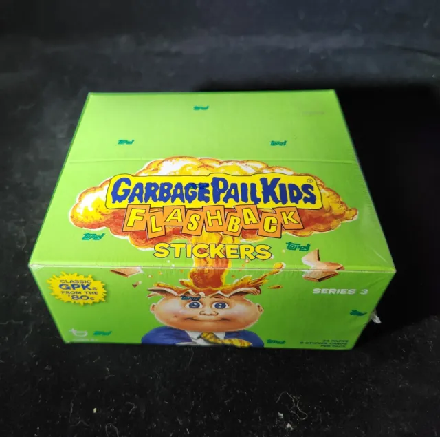 Garbage Pail Kids Flashback Stickers - Series 3 Sealed Box - Topps