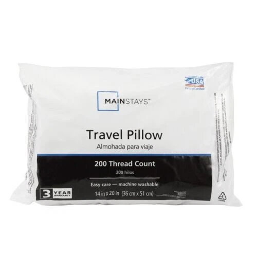 Mainstay Soft Comfort Travel Neck Head Pillow Complete Rest Pillows