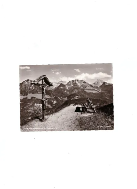 Alte AK  Postkarte Ansichtskarte Blick vom Grünstein auf Hagengebirge  unbenutzt