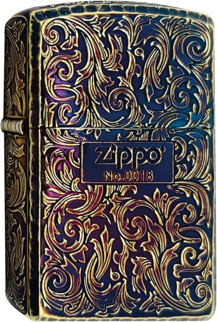 Zippo Oil Lighter Amor Japanese style pattern Karakusa Free shipping