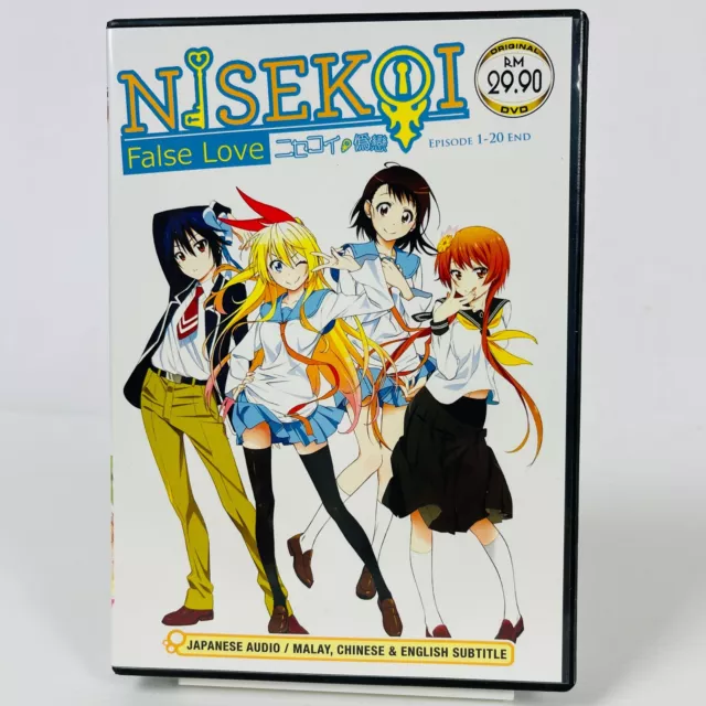 DVD Anime NISEKOI (False Love) Complete Series Season 1 + 2 (1-32