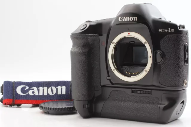 TESTED *Near MINT* CANON EOS-1N HS PB-E1 35mm SLR Film Camera From JAPAN