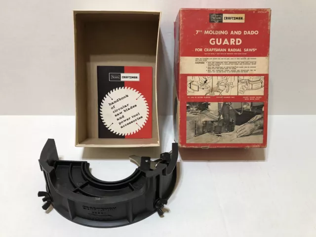 Vintage CRAFTSMAN Molding & Dado Guard For Radial Arm Saws 9-29524 MADE IN USA