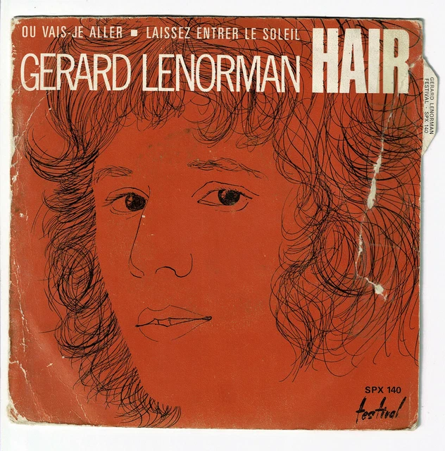 Gérard Lenorman Vinyl 45 Runden Hassen - Oder Werde Ich Go - Sie Sich An Soleil