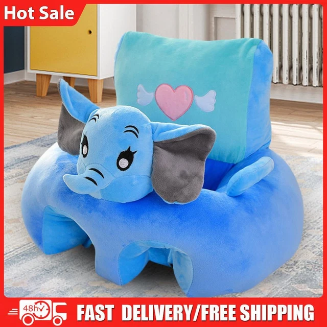 Cartoon Baby Arm Chair Washable No Filler Baby Sofa Cover Soft for Children Gift