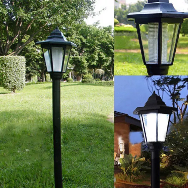 Solar Power LED Way Wall Landscape Mount Garden Fence Outdoor Lamp Light