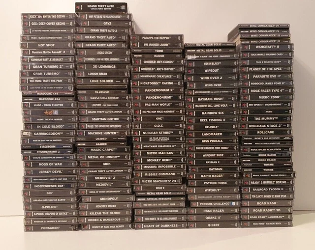 playstation 1 game sales