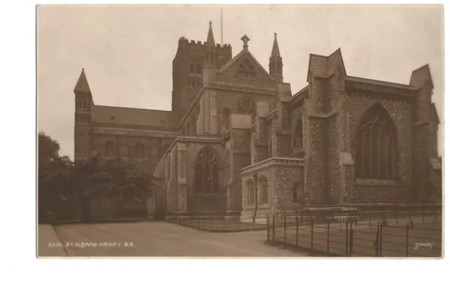 Postcard St Albans Abbey Hertfordshire