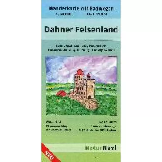 Dahner Felsenland,  Blatt 41-544, 1 : 25 000