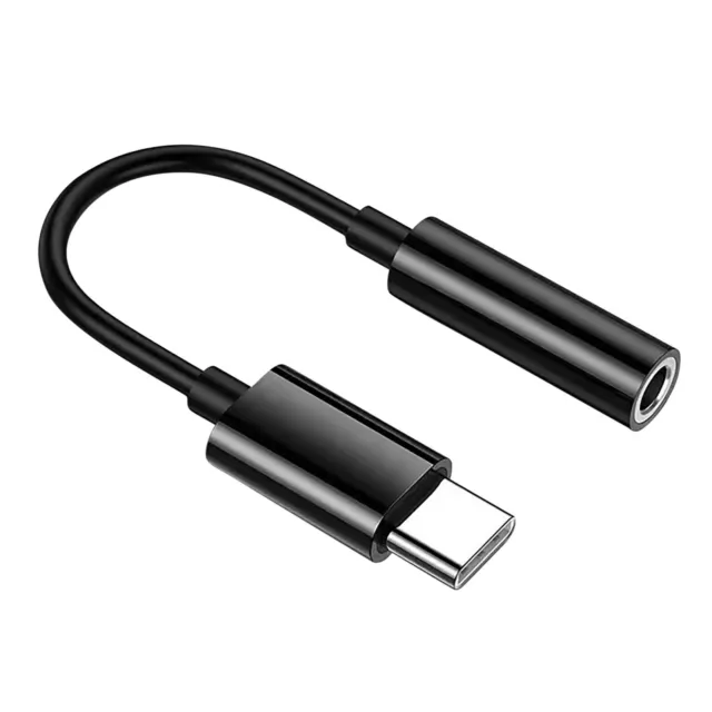 USB-C Type C Adapter Port to 3.5MM Aux Audio Jack Earphone Headphone Cable USB