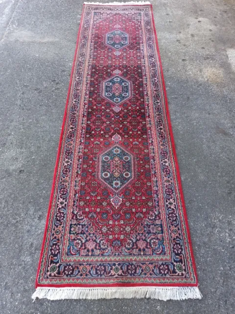 Orient Carpet Persian Antique Retro Flat Woven Runner Vintage 260 x 80 F16