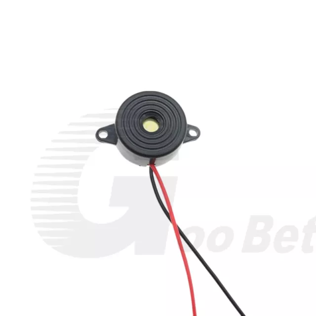 2312 Mini Active Buzzer Speaker 3-24VDC Piezoelectric Alarm Continuous with Wire