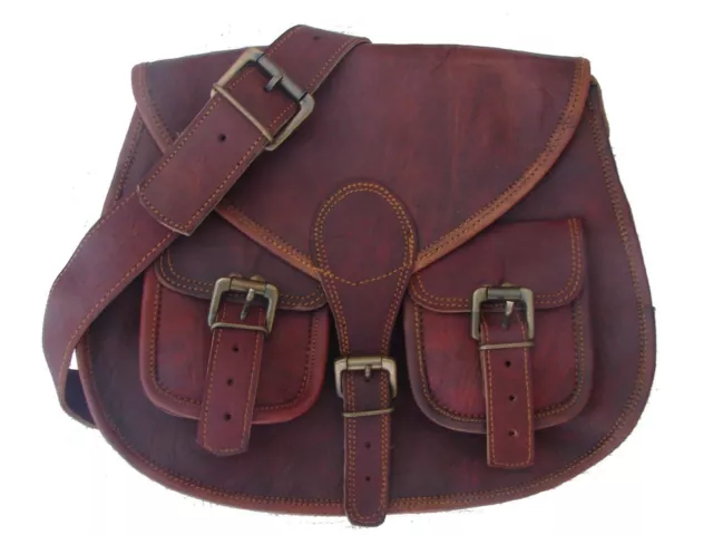 Indien Cuir Véritable Vintage Messager Épaule Hippie Sac Cartable