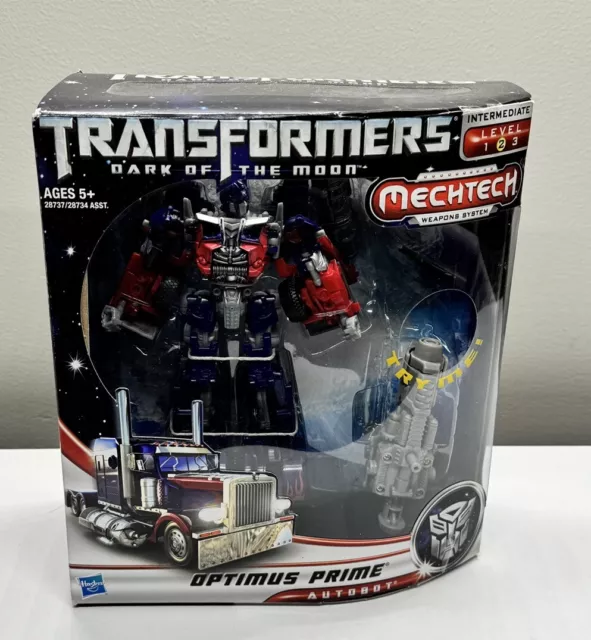 Transformers Dark of the Moon MechTech Voyager Class Fireburst Optimus Prime New