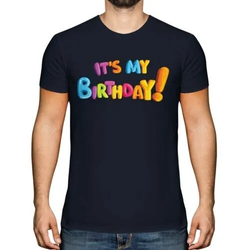 IT'S il Mio Compleanno Palloncini T-Shirt Regalo Stemma Completo Divertente