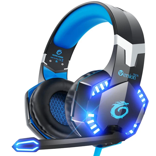 Cascos Auriculares Gaming Audifonos con Mic Gamer Gaiming Para PC Xbox One  PS4 