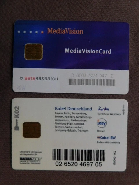 2 chip kaarten gebruikt  -  TV
