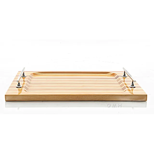 Chris Craft Serving Sushi Rectangular Tray 14.5" Red Cedar Wood Nautical Decor