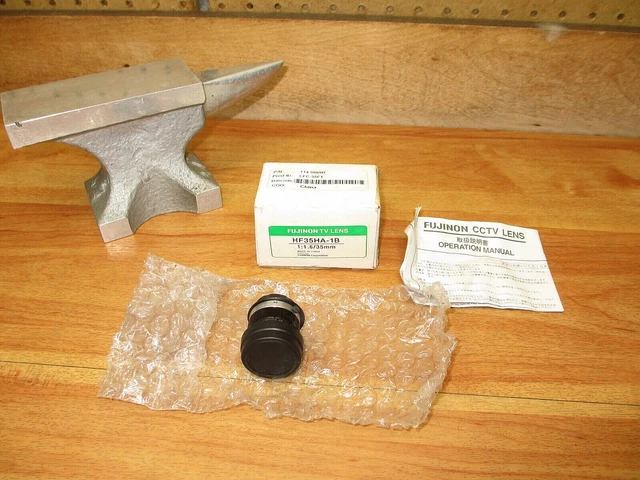 Fujinon HF35HA-1B *NEW* Machine Vision Lens Camera CCTV 114-0069R **USA SHIP**
