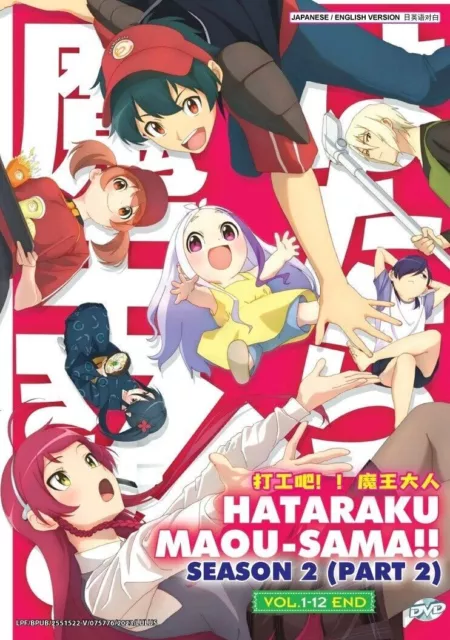 ANIME DVD HATARAKU Maou-sama! (The Devil Is A Part-Timer!) Season 2 Vol.1-12  End $36.92 - PicClick AU