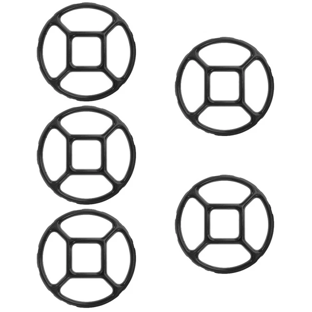 5 Pack Grille De Poêle En Émail Support Auxiliaire Pour Petit Pot Trépied