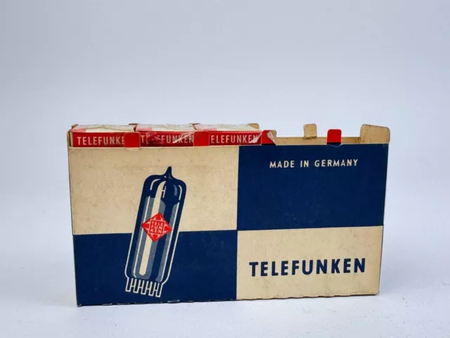 3x Telefunken EBF83 Röhre sealed NOS OVP HF/ZF-Stufe Röhrenradio Autoradio usw.