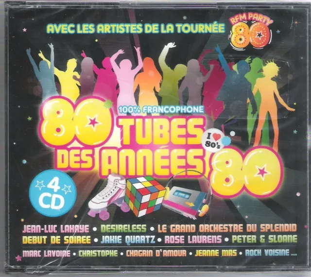 80 TUBES DES années 80 - très rare coffret 4 CD 100% francophone -  neuf/blister EUR 19,90 - PicClick FR