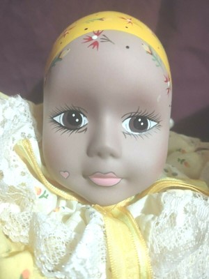 Linda M Blood Doll Orig Box NIB 1987 Victoria Impex Porcelain Christiana OOAK