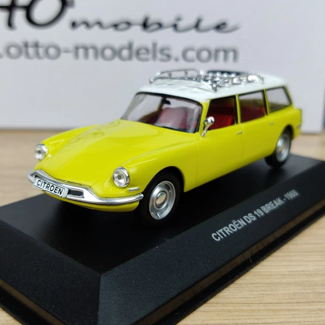 Voiture Solido Citroen Ds 19 Break Jaune 1960  1:43 Neuf Boite S4304400