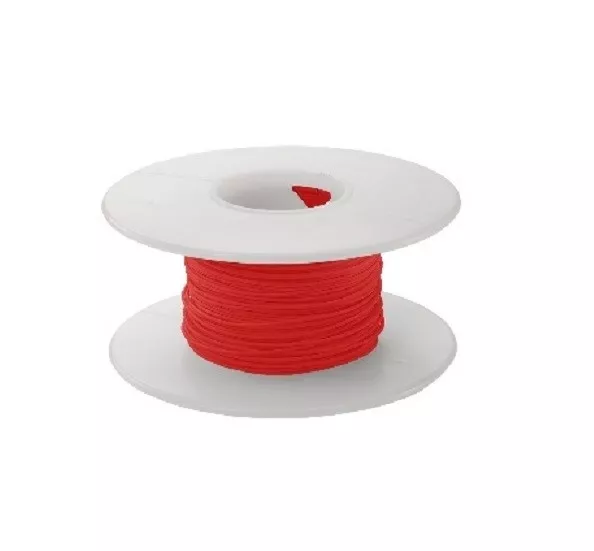 24 AWG Kynar Wire Wrap UL1422 Solid Wiremod type 50 foot spools RED NEW!