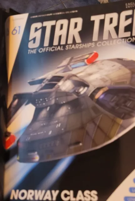 Star Trek Eaglemoss Issue 61 USS Budapest & Magazine