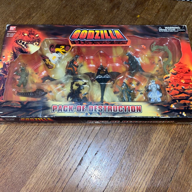 Bandai Godzilla Pack of Destruction NEW Sealed In Box 2003