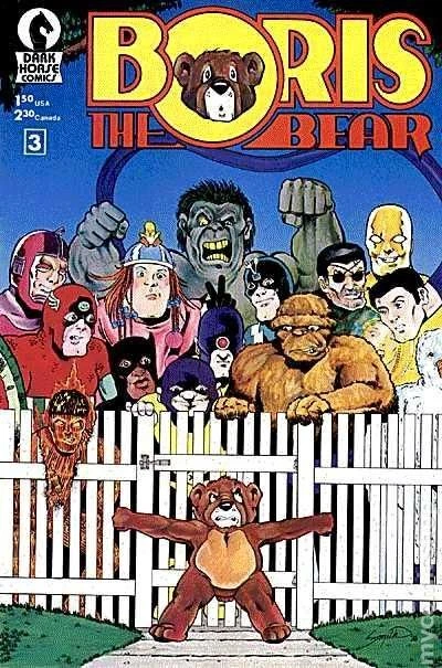 Boris the Bear #3 VG 1986 Stock Image Low Grade
