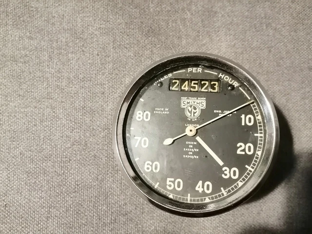 BSA/TRIUMPH/AJS / MATCHLESS - Smiths 80 mph speedometer £185.50 ...