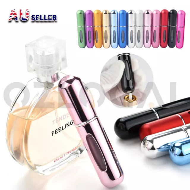 Travel Portable Mini Refillable Perfume Atomizer Bottle Pump Spray Atomiser 5ml