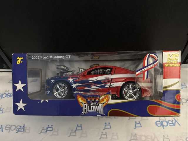1:24 Ford Mustang GT 2005 Verte – Modèle Moulé Sous Pression 1 BADD RIDE – Série Blown