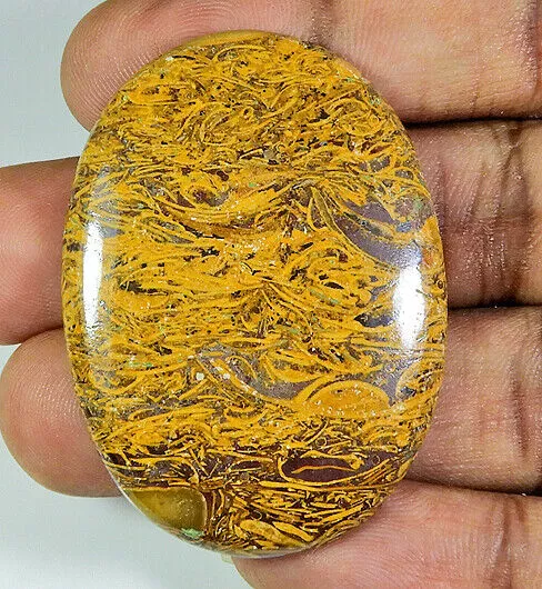 85 Cts. Pierre précieuse lâche ovale cabochon ovale naturel Marium 35X47X05...