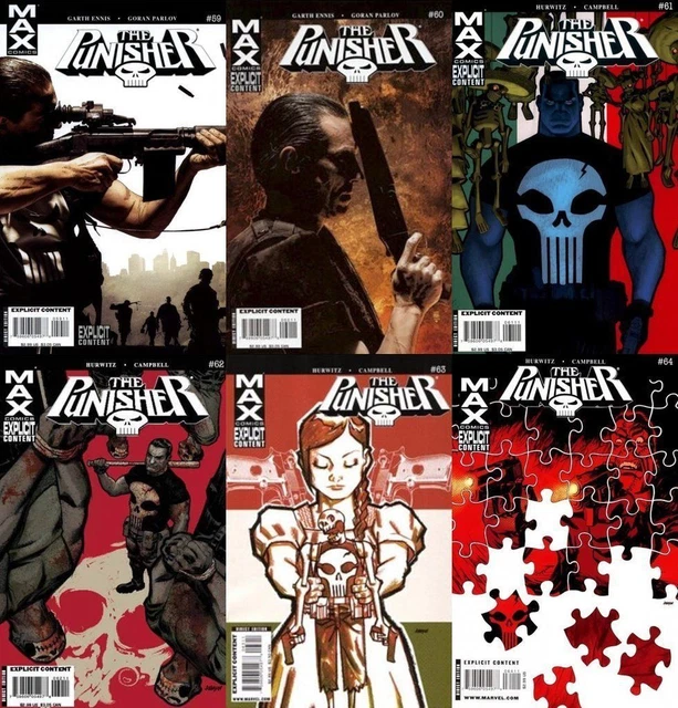 The Punisher #59-64 (2004-2009) Limited Series Marvel - 6 Comics