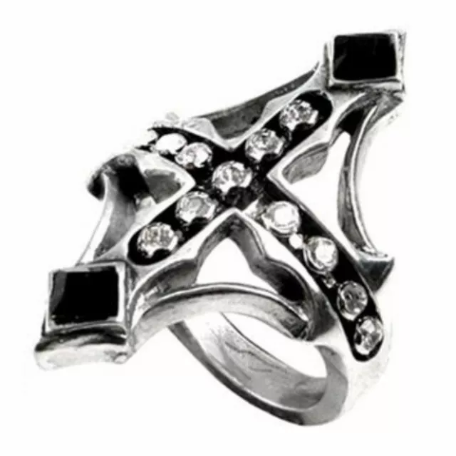 Alchemy Gothic Ring - Anello - R160 - Anastasia - with Swarovski Elements