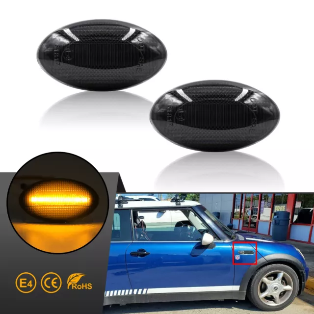 Led Seitenblinker Blinker für BMW MINI R50 R52 R53 Cooper S | BJ ab.2001-2006 2x