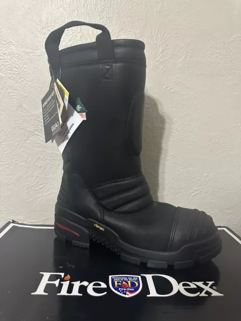 Fire Dex Leather Firefighter Boots SIZE 10