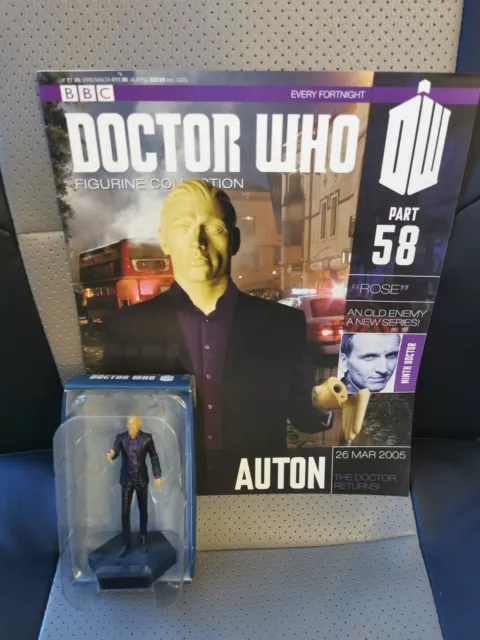 Doctor Dr Who Eaglemoss Figurine Collection - Issue 58 - Auton (9Th Doctor)