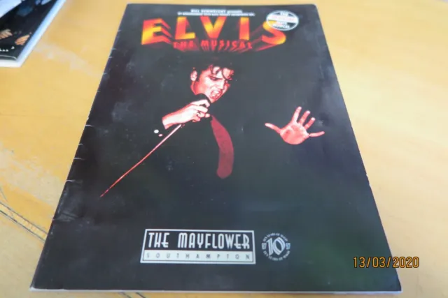 Elvis - The Musical - Southampton 1997 Official Programme + Adam Faith Pls Read
