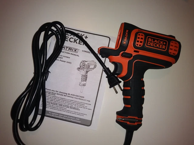 NEW *BLACK & Decker BDEDMT Matrix 4 Amp Corded Power Handle Only $30.00 -  PicClick