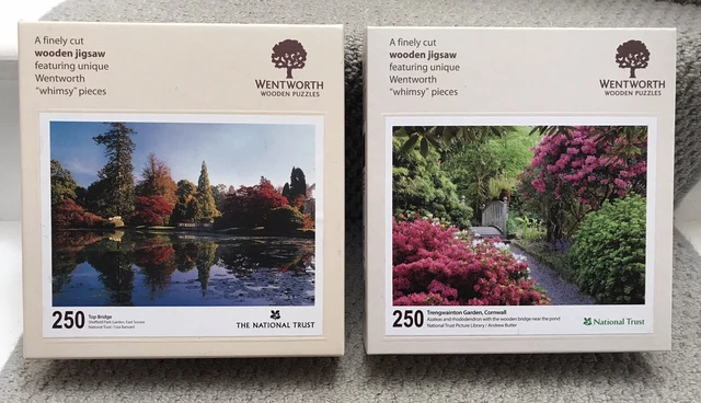 2 X Wentworth Wooden Jigsaw Puzzles National Trust  250 PCS AM47