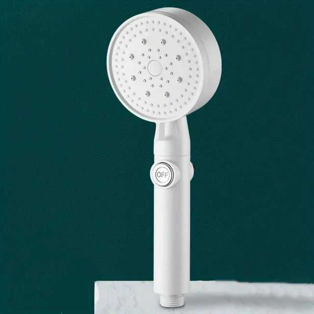 1pc high pressure shower head, multi-functional hand held sprinkler with 5 modes 1pc high pressure shower head, multi-functional hand held sprinkler with 5 modes